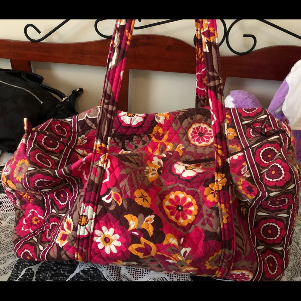 Iconic large Vera Bradley duffle